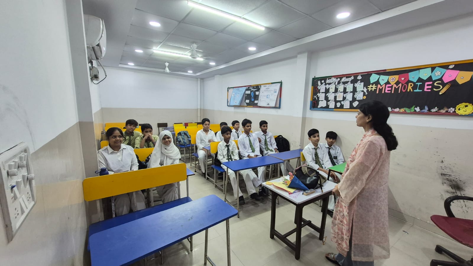 Students enjoying a school activity